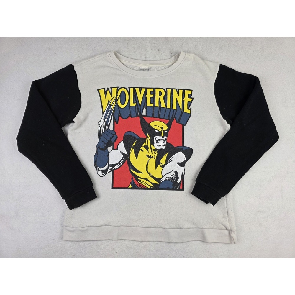 Vintage Style Wolverine Marvel French Terry Adult XL Crewneck Sweatshirt Comic
